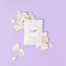 Biodegradable Wedding Confetti Packet | Ivory Petal Confetti | Confetti Bag