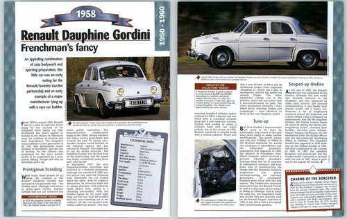 Renault dauphine gordini - dauphine,