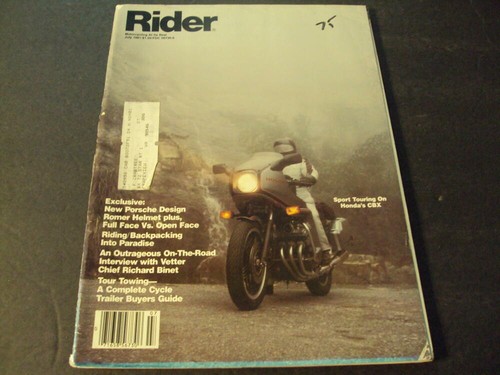 Rider jul 1981 honda - ,