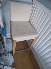 3 IKEA Bergmund Bar Stools