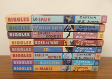BIGGLES x 8 - Captain W. E