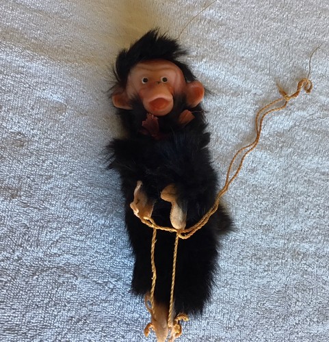 Vintage real fur chimpanzee - vintage,