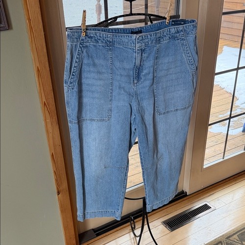 Talbots straight crop jean - straight,