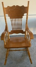 Vintage Wooden Rocking Chair