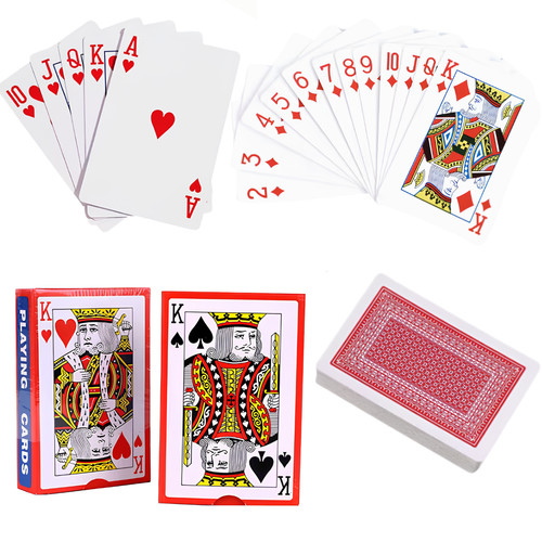 Red classic poker - classic, playing