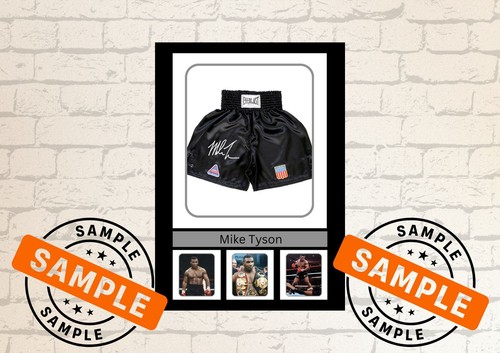 Mike tyson signed - signed, shorts
