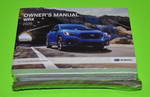 2026 subaru wrx owners manual - wrx,
