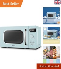 Elegant 800W Retro Microwave