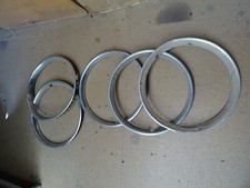 USED SET OF PORSCHE 356 WHEEL TRIMS 5 x 15 rings