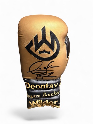 Deontay wilder signed boxing - wilder,