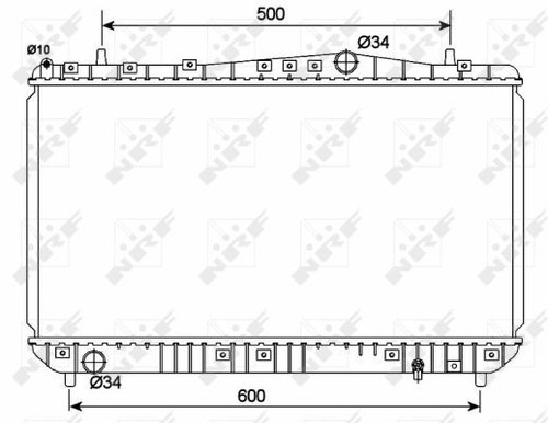 Nrf radiator for chevrolet - radiator,