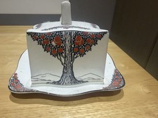 Crown Ducal Orange Tree Butter Dish