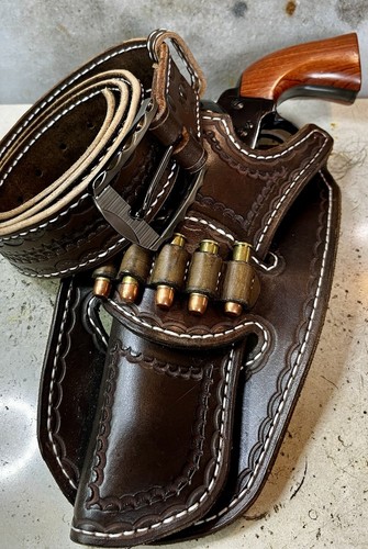 Western leather handmade - western,
