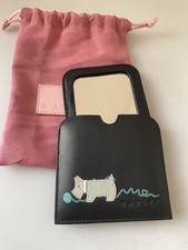 Radley black handbag compact mirror - excellent condition