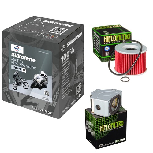 Cb550 air oil filter kit - filter, super