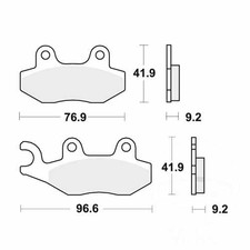TRW Brake Pads MCB689EC Fits