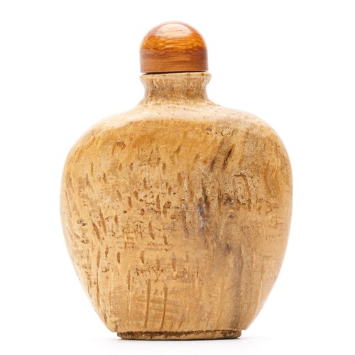 Chinese snuff bottle wooden - chinese,