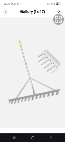Byhagern landscape rake - landscape, 36''