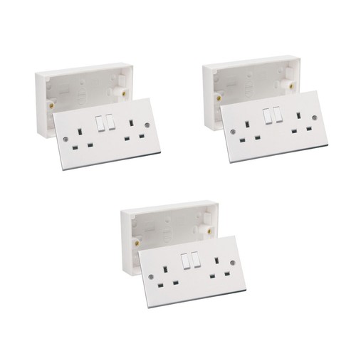 Double wall socket set - wall,
