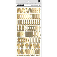 BoBunny - Little Wonders - Thickers - 216 3cm Glitzy Self Adhesive Foam Letters