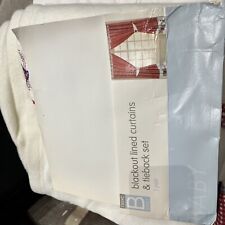 Next Blackout Lined Curtains & Tieback Set Plus Blanket