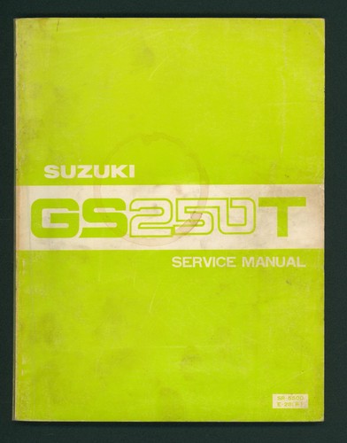 Suzuki gs250t dohc twin - suzuki,