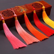 2/5pcs Silky 17cm Tassels Craft Souvenir Bookmarks Jewelry Making Accessories