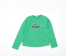 Lacoste Boys Green Long Sleeve