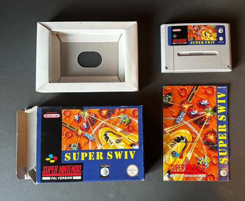 Super swiv snes boxed - swiv,