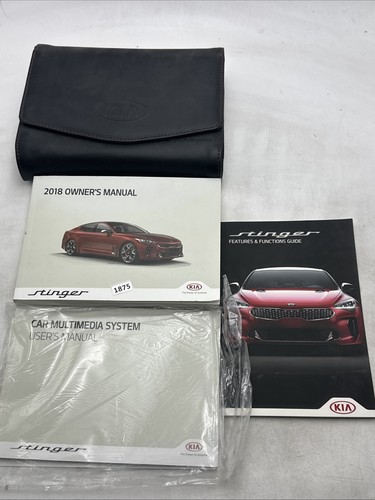 2018 kia stinger owners manual - stinger,