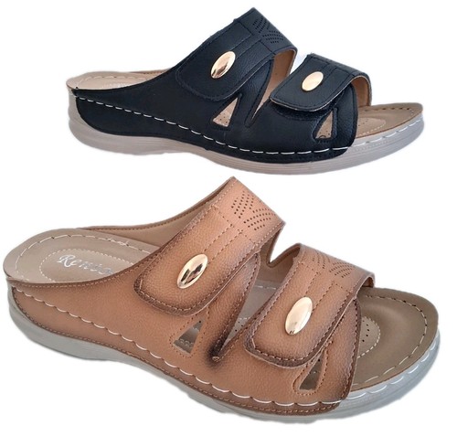 Ladies wedge comfort sandals - ladies,