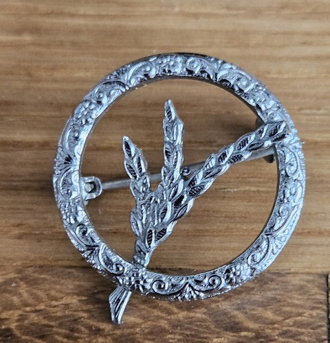 Lovely mizpah stamped - lovely, brooch
