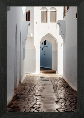 Moroccan alleyway archway - alleyway,
