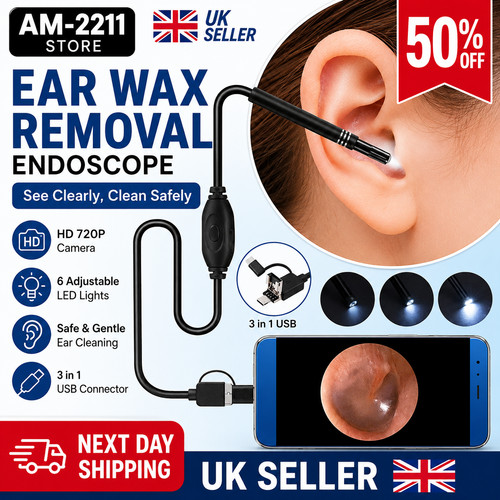 Led endoscope otoscope ear - led,