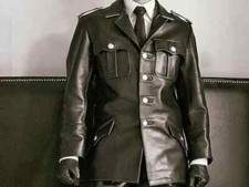 Men Leather Jacket Black