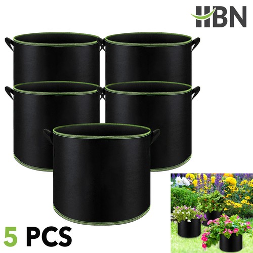 5pcs gallon grow bags - gallon,