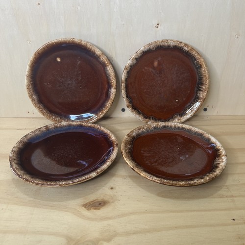 Set hull pottery brown - of, 4