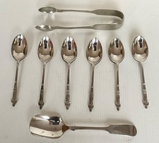 6 Antique Silver Plated Kings