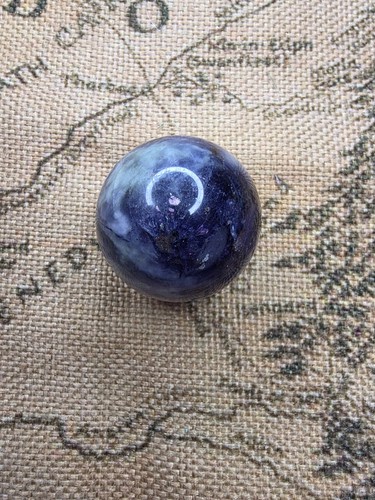 Iolite 5cm sphere crystal - iolite,