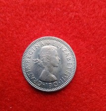 1965 Queen Elizabeth 11 One Shilling Coin EF & Uncirculated.