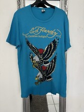 Ed Hardy Men's Blue Eagle Y2K