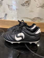 Sondico Strike Size 10 Children’s Black White Boys Football Boots