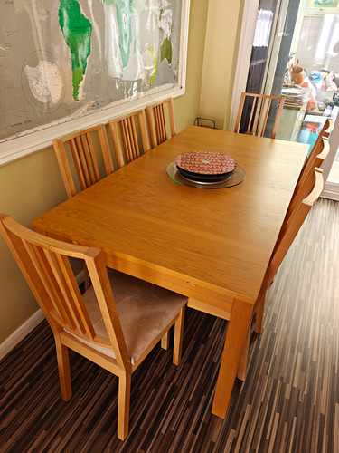 Ikea bjursta wooden oak - bjursta, veneer