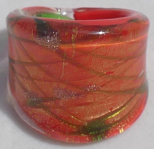 Ladies murano amber orange - amber,