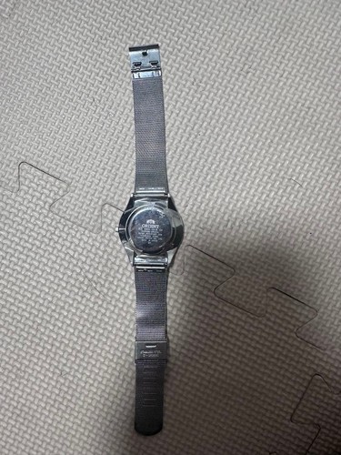 Orient men watch - mesh, belt