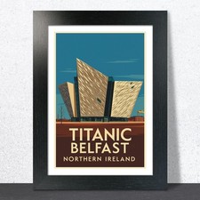 Titanic Belfast Travel Poster
