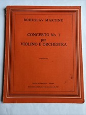 Bohuslav Martinu Concerto No.1