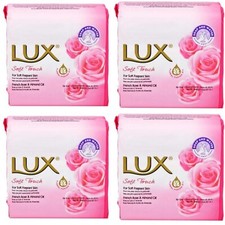 12 X Lux Bar Soap Soft Touch 80g each (4 X Pack of 3)