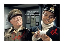 Dads Army Don't tell him Pike 6 A4 signed photograph poster Choice of frame