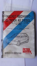 CITROEN AX DIESEL WORKSHOP MANUAL PETER RUSSEK POCKET MECHANIC AX 14D 14RD TRD